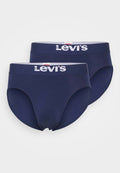 Levi's® MEN SOLID BASIC BRIEF 2 PACK - Briefs - navy