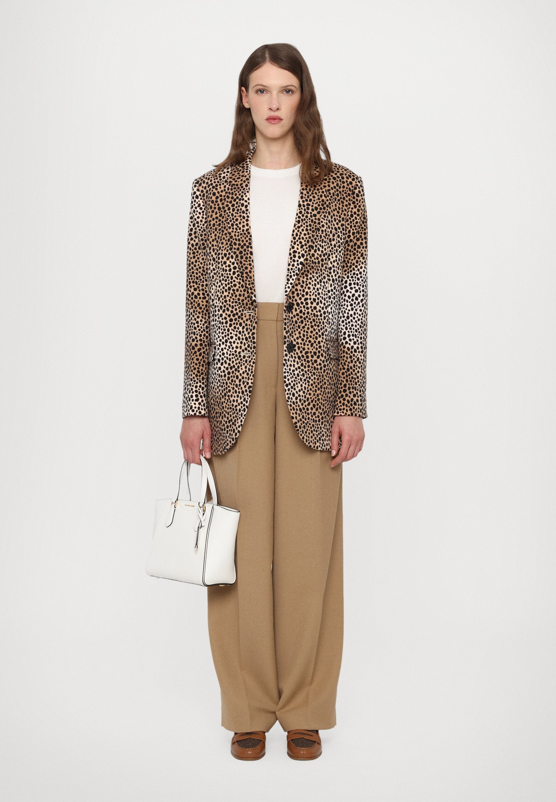 MICHAEL Michael Kors PLEATED WIDE LEG PANT