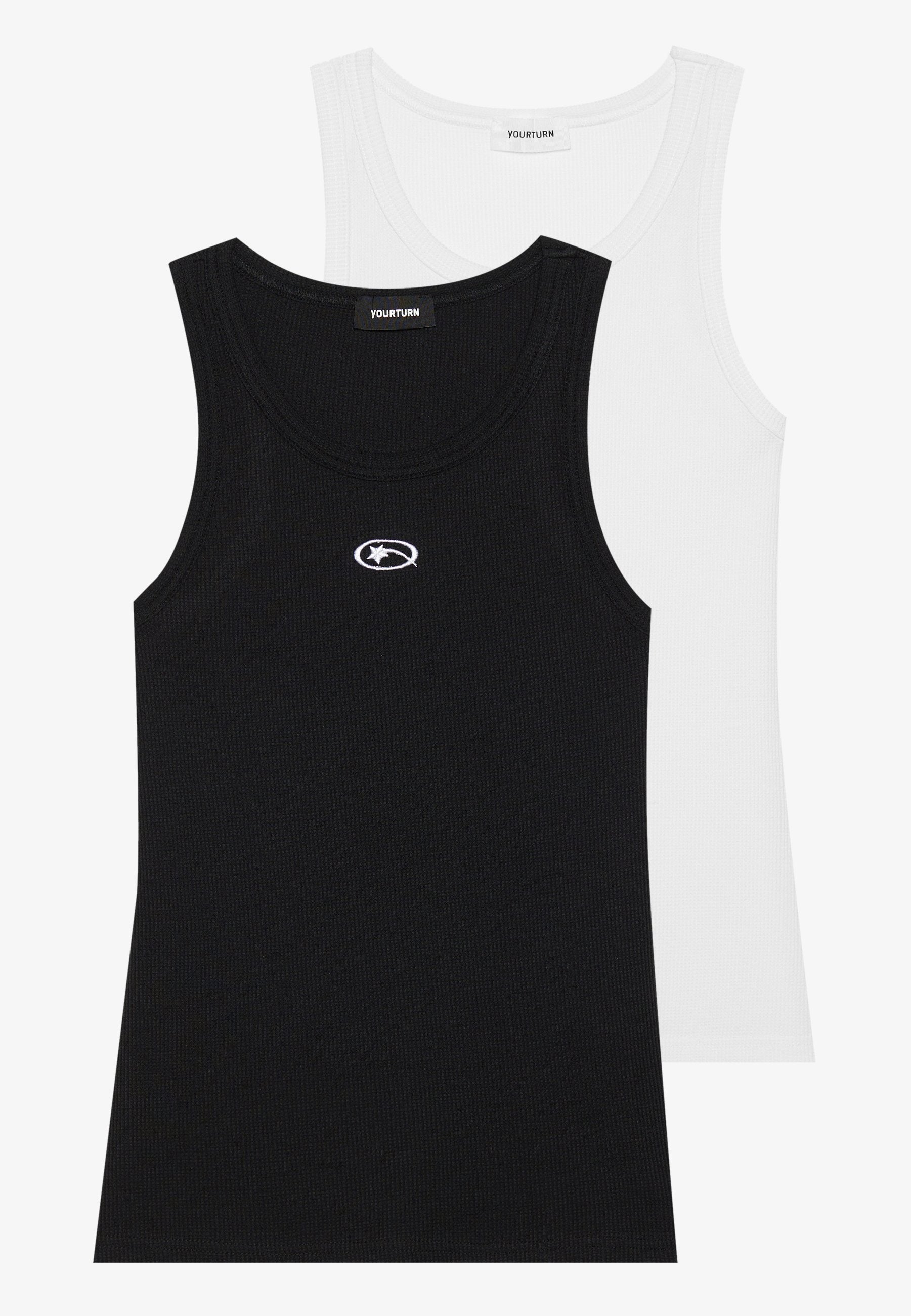 YOURTURN UNISEX WAFFLE MUSCLE FIT