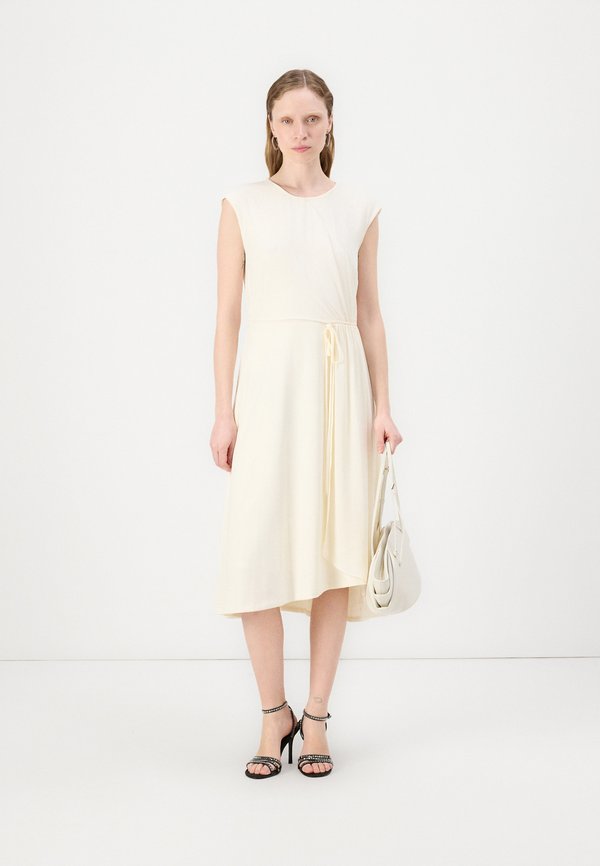 DKNY TIE DETAIL MIDI