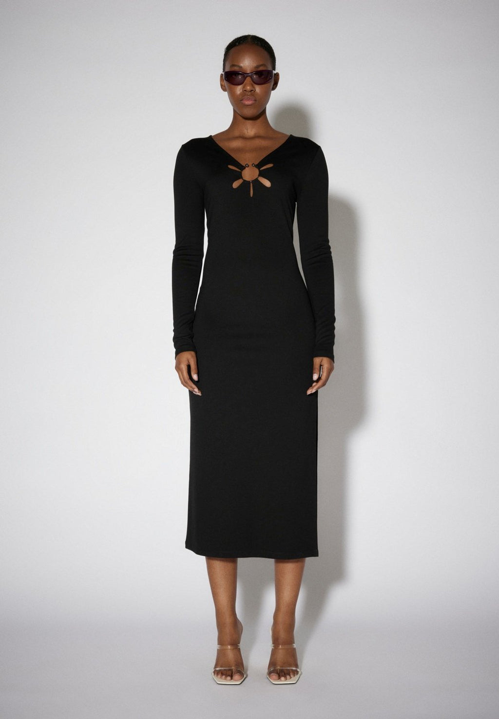 SOMETHINGNEW CLAUDETTE CALF DRESS