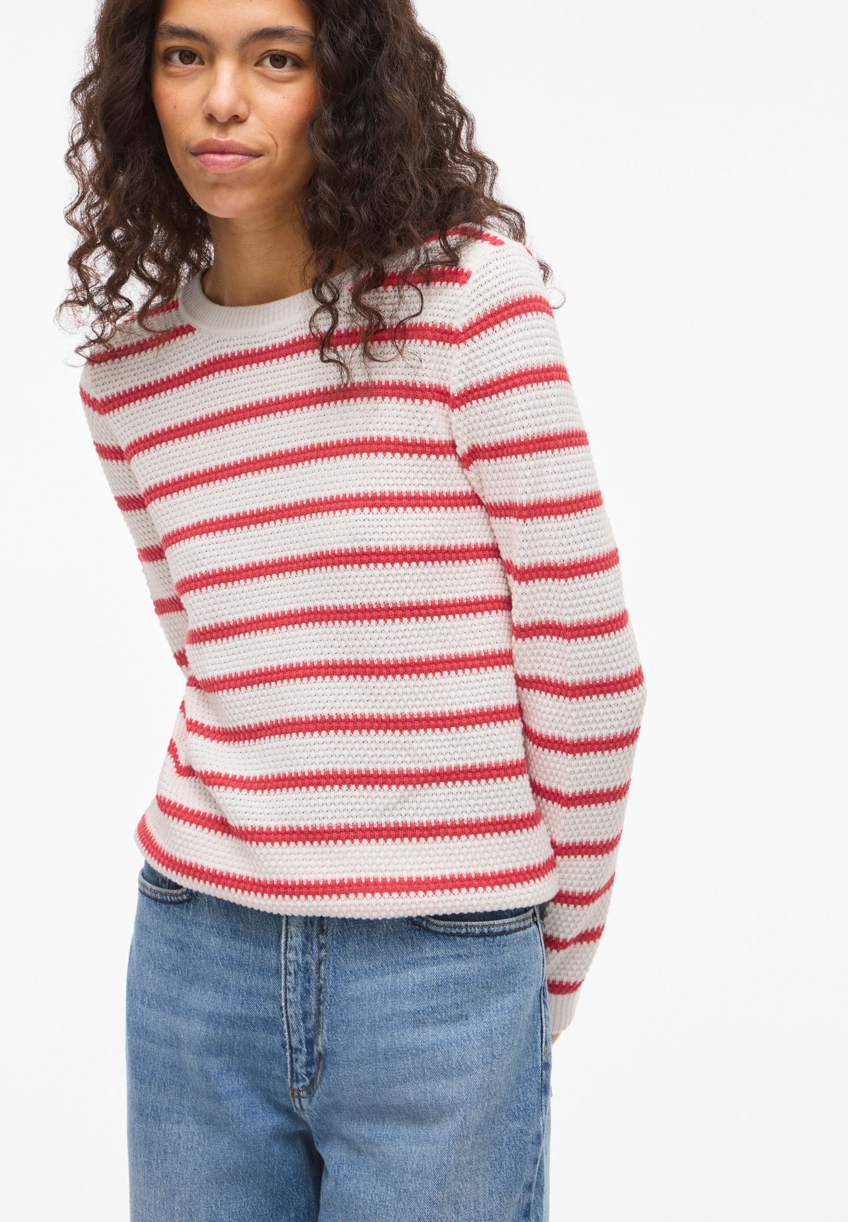 VILA Knitted VIDALO Striped