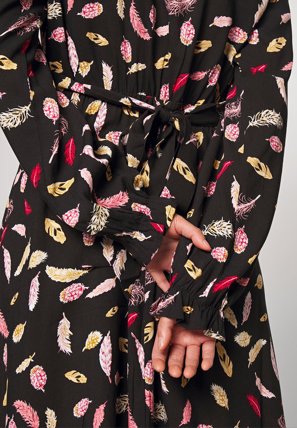 VILA Petite VILEAF  V NECK MIDI DRESS