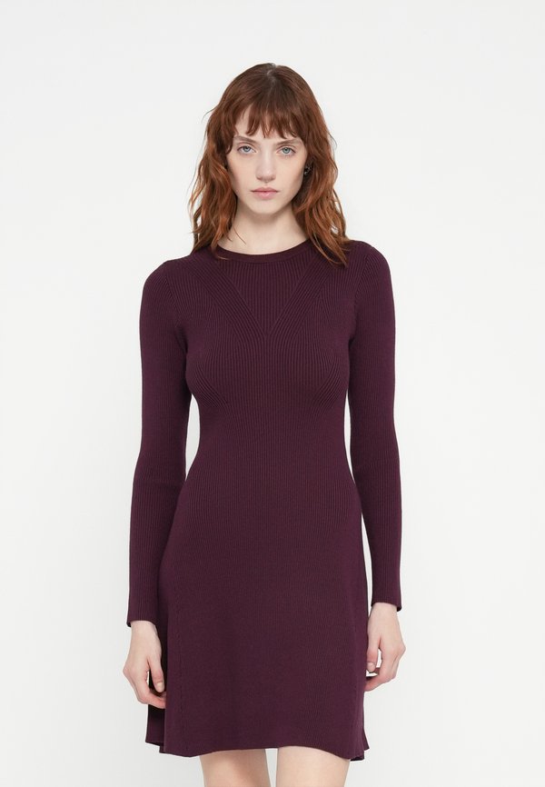 Vero Moda VMJUNO O NECK SKATER DRESS - Jumper dress - winetasting
