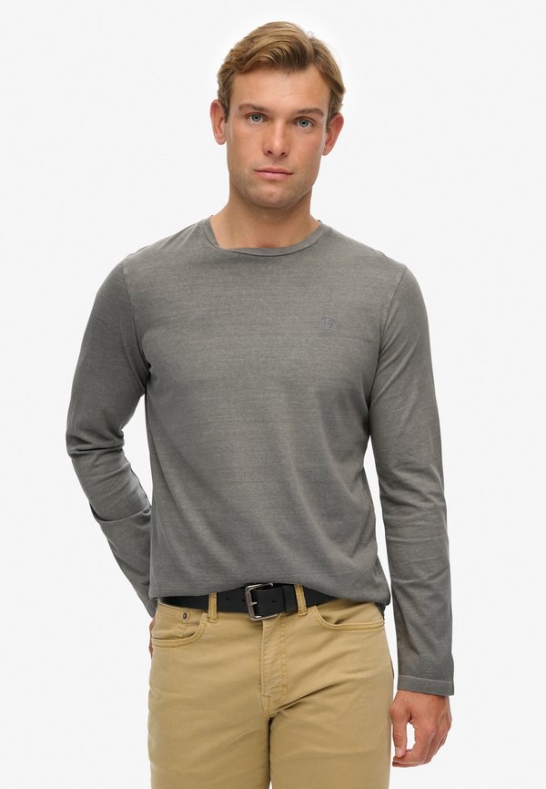 Superdry & Co CLASSIC ESSENTIAL - Long sleeved top - sleet grey