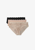 Calvin Klein Underwear 3 PACK  - Briefs - black cedar animal wave oxford