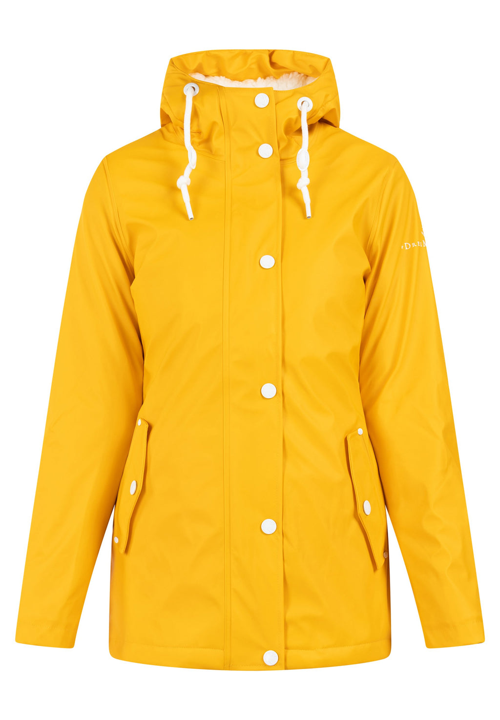 DreiMaster DREIMASTER REGENJACKE MIT WEBPELZFUTTER IN TEDDYOPTIK DRYMASTER