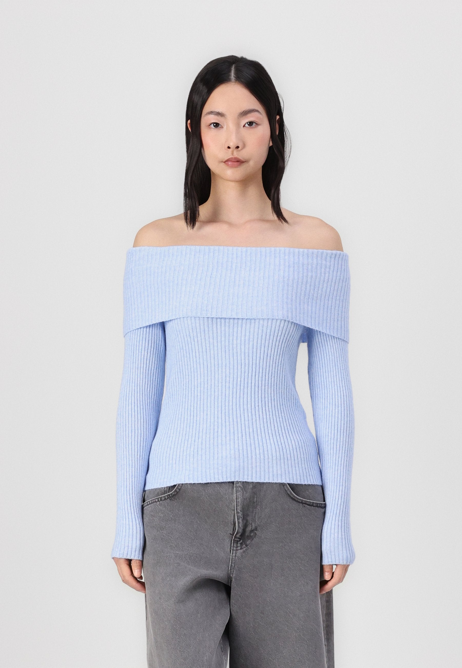ONLY ONLKATIA LS OFF SHOULDER KNT NOOS