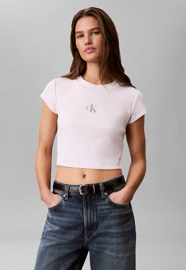 Calvin Klein Jeans Basic T-shirt - crystal blush