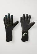 Puma FUTURE ULTIMATE - Goalkeeping gloves - black/green terrain/fizzy light