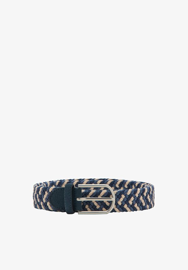 Mango ADULT - Braided belt - navy