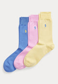 Polo Ralph Lauren COTTON-BLEND TROUSER SOCK 3-PACK
