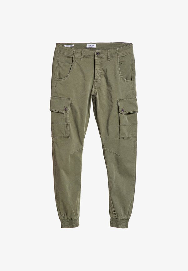 Jack & Jones Cargo Tapered Fit - Cargo trousers - Green