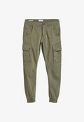 Jack & Jones Cargo Tapered Fit - Cargo trousers - Green