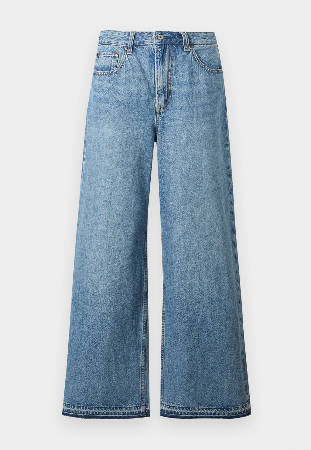 Abercrombie & Fitch LET DOWN HEM CURVY WIDE LEG