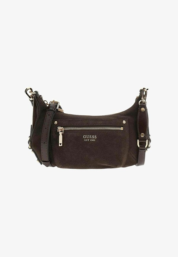 Guess MARSHA MINI  - Cross body bag - espresso