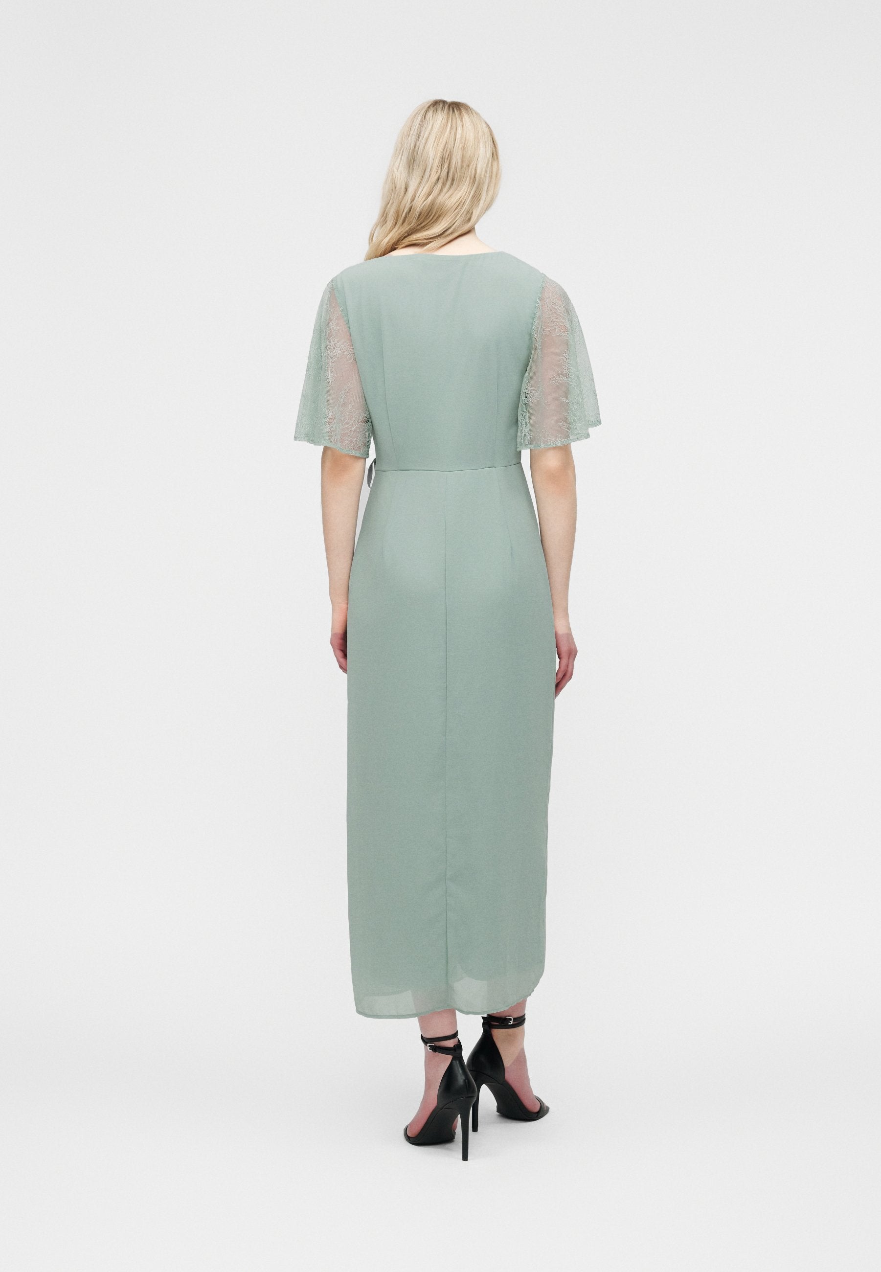 VILA VIURA V NECK ANKLE DRESS