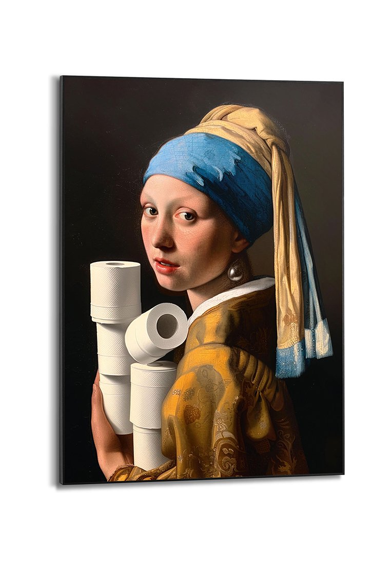 Orange Wallz TOILET PEARL GIRL