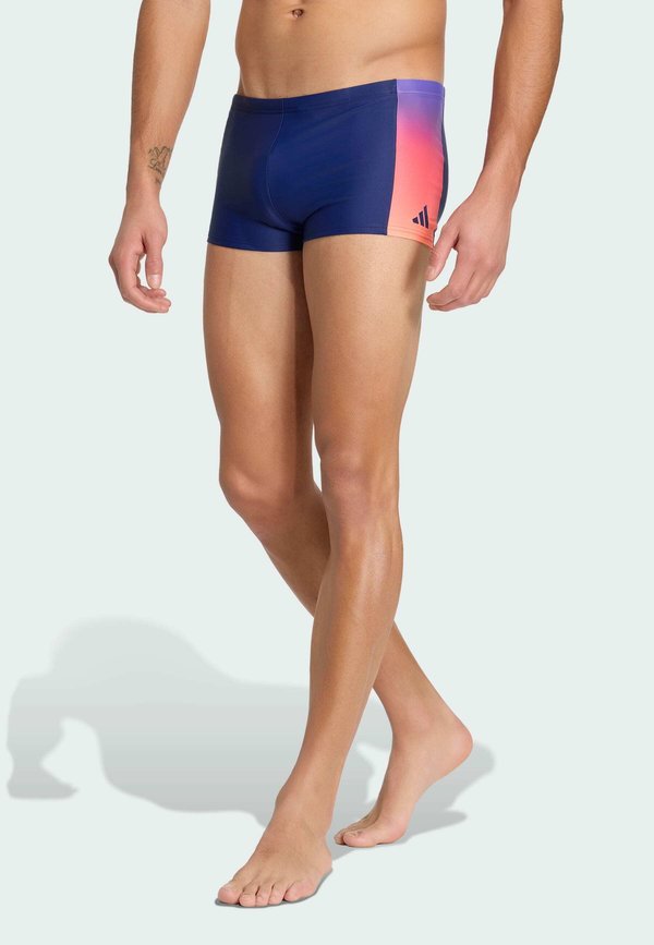 adidas Performance ADIDAS PERFORMANCE GRADIENT SWIM BOXERS - Swimming trunks - dark blue   solar purple   pure turbo   lucid orange