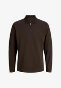 Jack & Jones POLO PLUS SIZE BADGE POLO - Polo shirt - chocolate torte