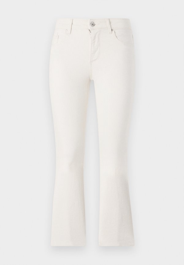 ONLY Flared fit ONLANN-KENYA Mid waist - Flared Jeans - ecru
