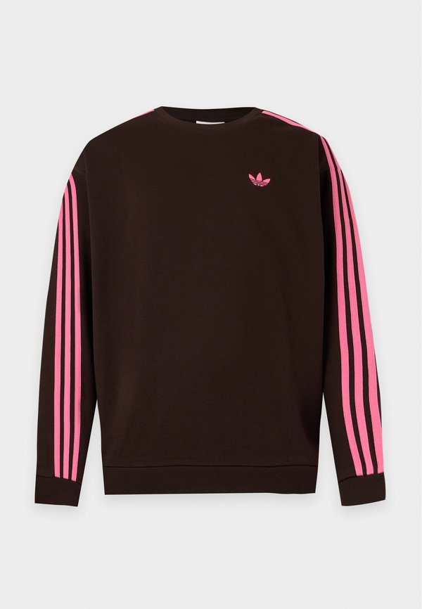 adidas Originals CREW - Sweatshirt - aurora coffee/lucid pink