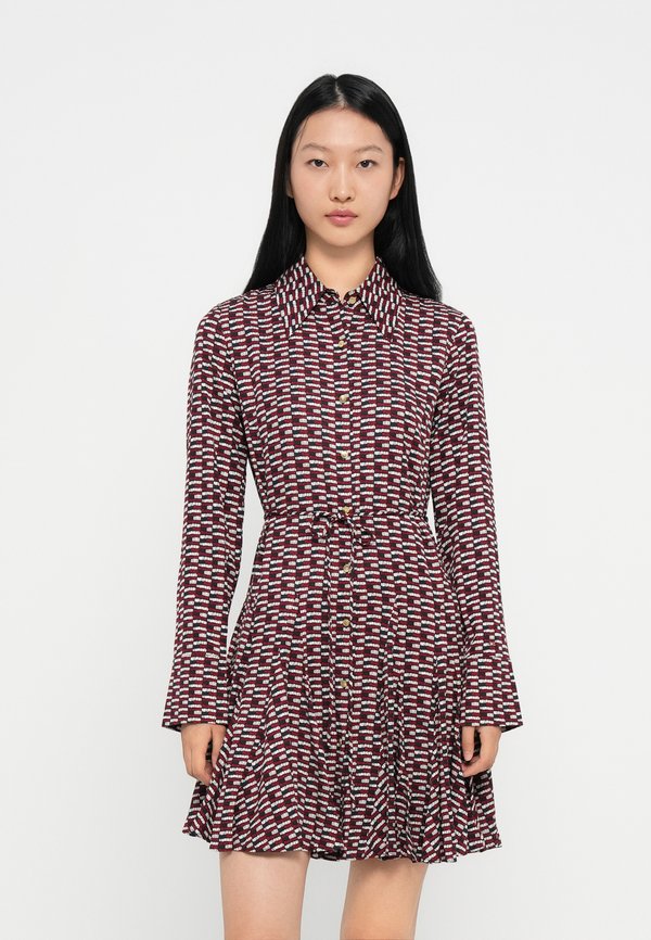 Tommy Hilfiger SELF-TIE BELT SLIM MINI SHIRT DRESS