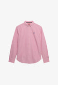 Superdry & Co OXFORD LONG SLEEVE - Button-down blouse - broker pink stripe