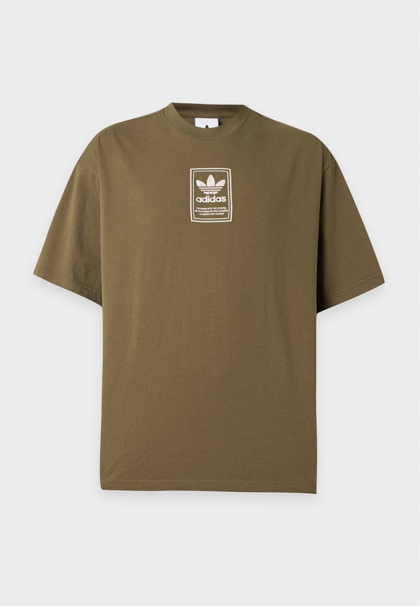 adidas Originals ELEVATED - Print T-shirt - olive strata