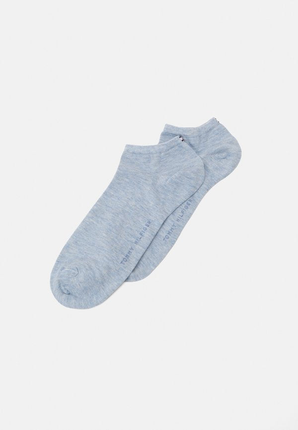 Tommy Hilfiger WOMEN 2 PACK - Sneaker socks - light blue melange