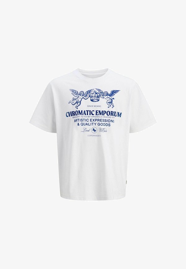 Jack & Jones T- - Print T-shirt - bright white