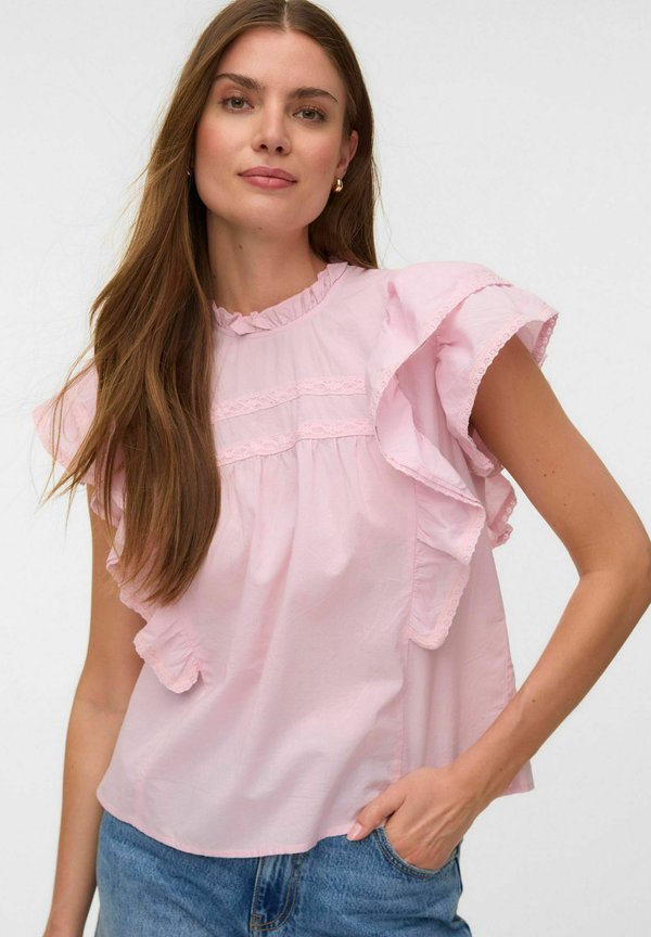 Vero Moda TOP VMELIX TOP - Top - bleached mauve