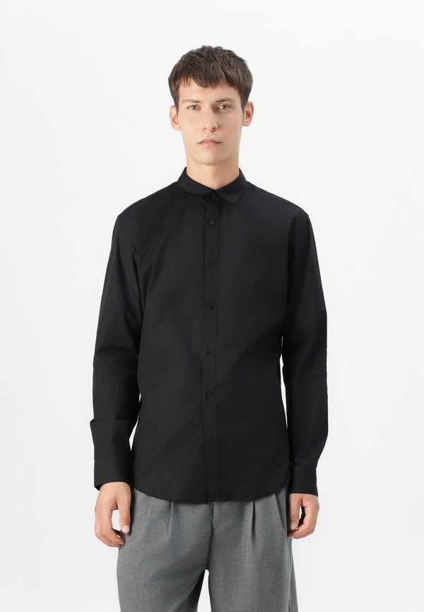 Jack & Jones JJJOE SHIRT LS PLAIN - Shirt - black