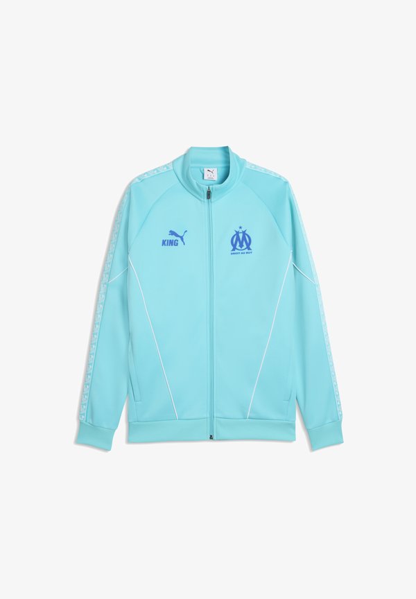 Puma OM KING ANTHEM - Club wear - team aqua- white