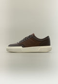 Calvin Klein CHUNKY CUPS LACEUP - Trainers - rocky brown/mid brown/creamy