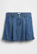 GAP GAP SANDY LIANG PLEATED DENIM MINI SKIRT
