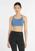 New Balance NB ESSENTIAL YOGA BRA - Light support sports bra - shoreline blue