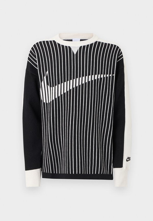 Nike Sportswear CLUB SWEATER - Jumper - black/sail