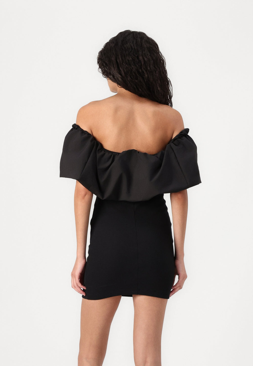 Noisy May BIANCA OFF SHOULDER MINI BUBBLE DRESS
