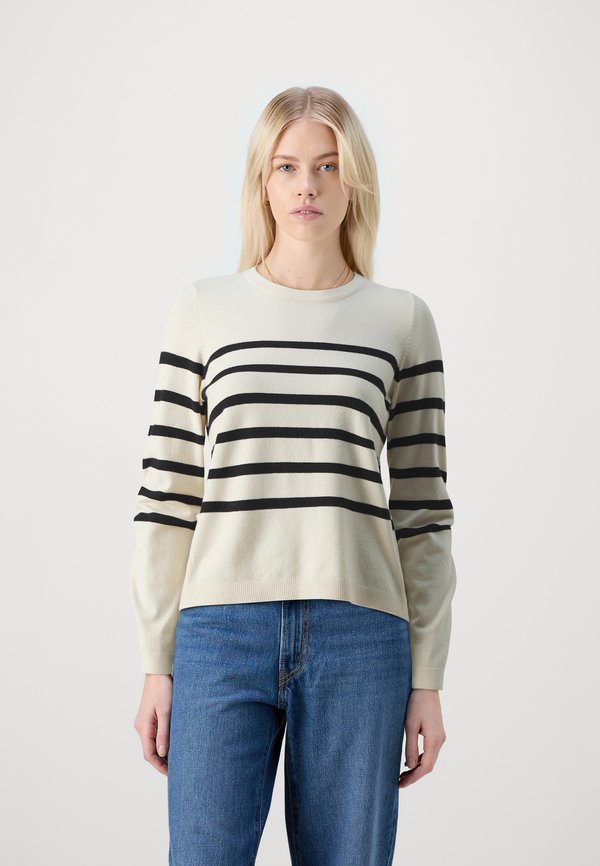 Vero Moda Knitted VMSABA Knitted - Jumper - birch/black