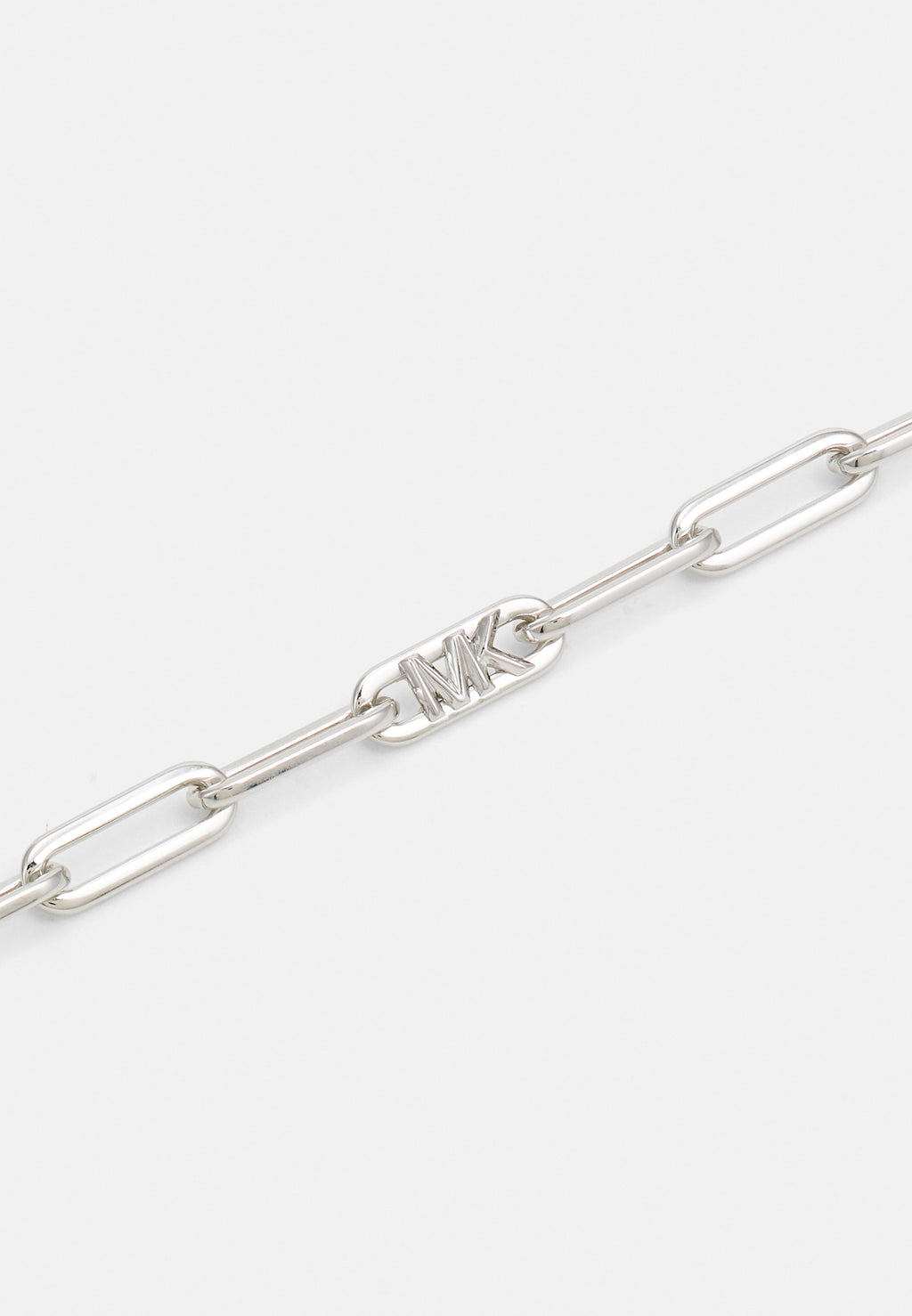 MICHAEL KORS WOMEN'S STERLING SILVER PAPERCLIP CHAIN BRACELET, MKC174400040 Media 5