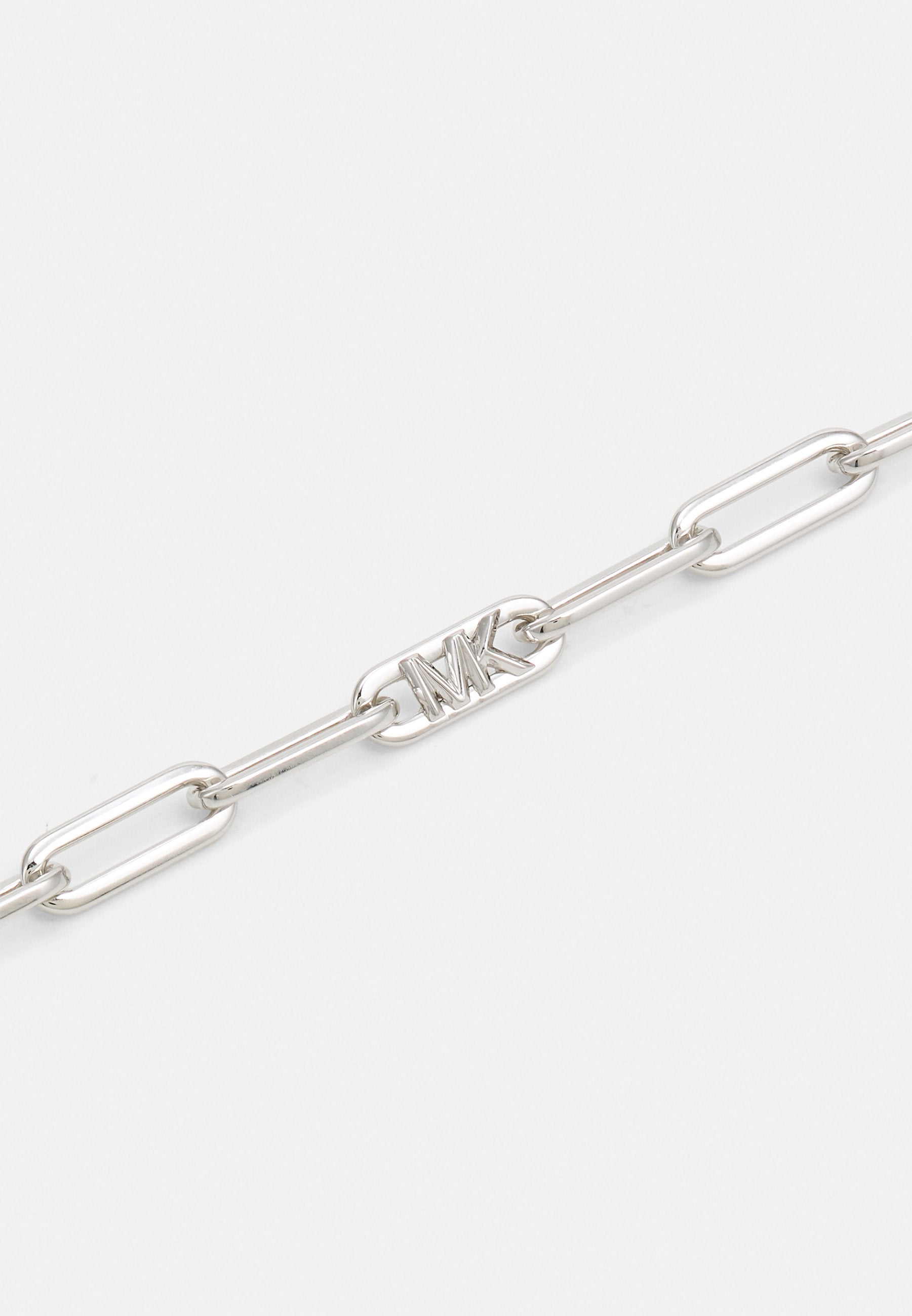 MICHAEL KORS WOMEN'S STERLING SILVER PAPERCLIP CHAIN BRACELET, MKC174400040 Media 5