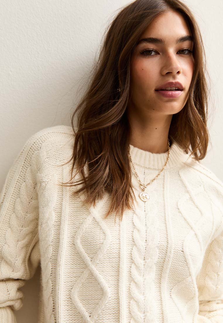New Look CABLE RAGLAN SLEEVE