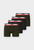 Levi's® MEN REPEAT LOGO 4 PACK - Boxer briefs - khaki/black