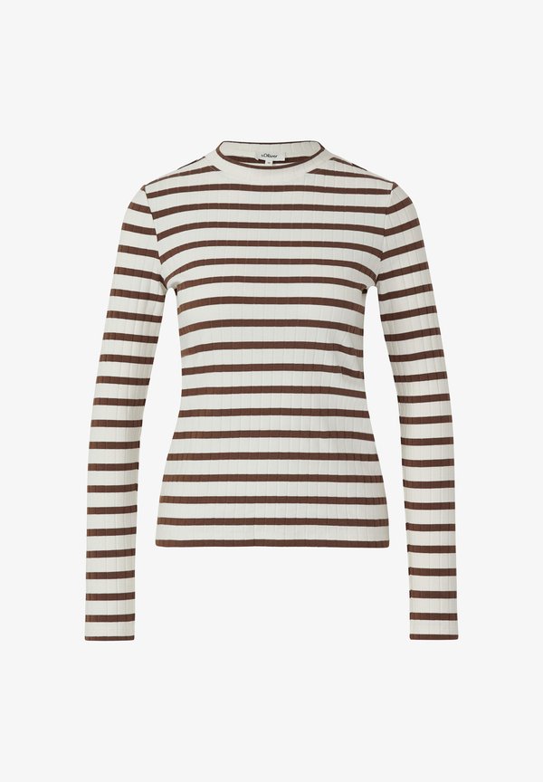 s.Oliver Long sleeved top - dunkelbraun