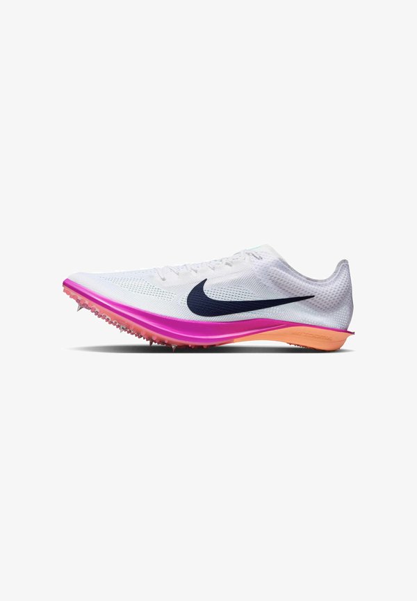 Nike Performance ATHLETICS DISTANCE DRAGONFLY 2 - Spikes - white hyper turquoise/fire pink obsidian