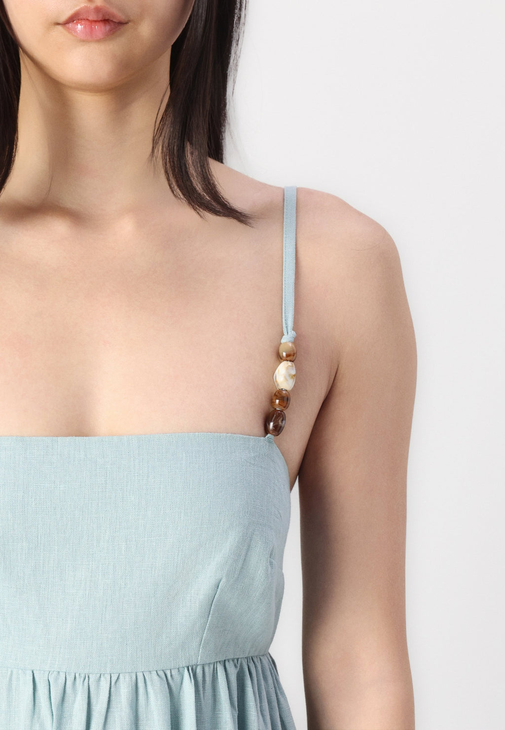 Abercrombie & Fitch Tie-Back Babydoll Maxi Dress
