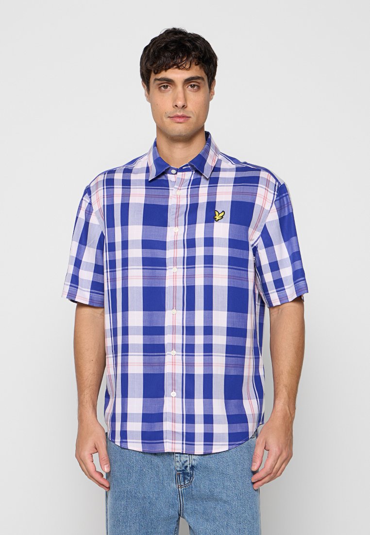 Lyle & Scott OVERSIZED TARTAN SHORT SLEEVE SHIRT
