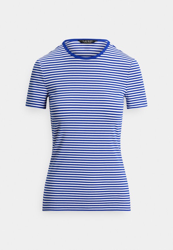 Lauren Ralph Lauren Petite STRIPED STRETCH COTTON CREWNECK TEE