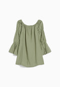 Bershka LONG SLEEVE GATHERED  MINI